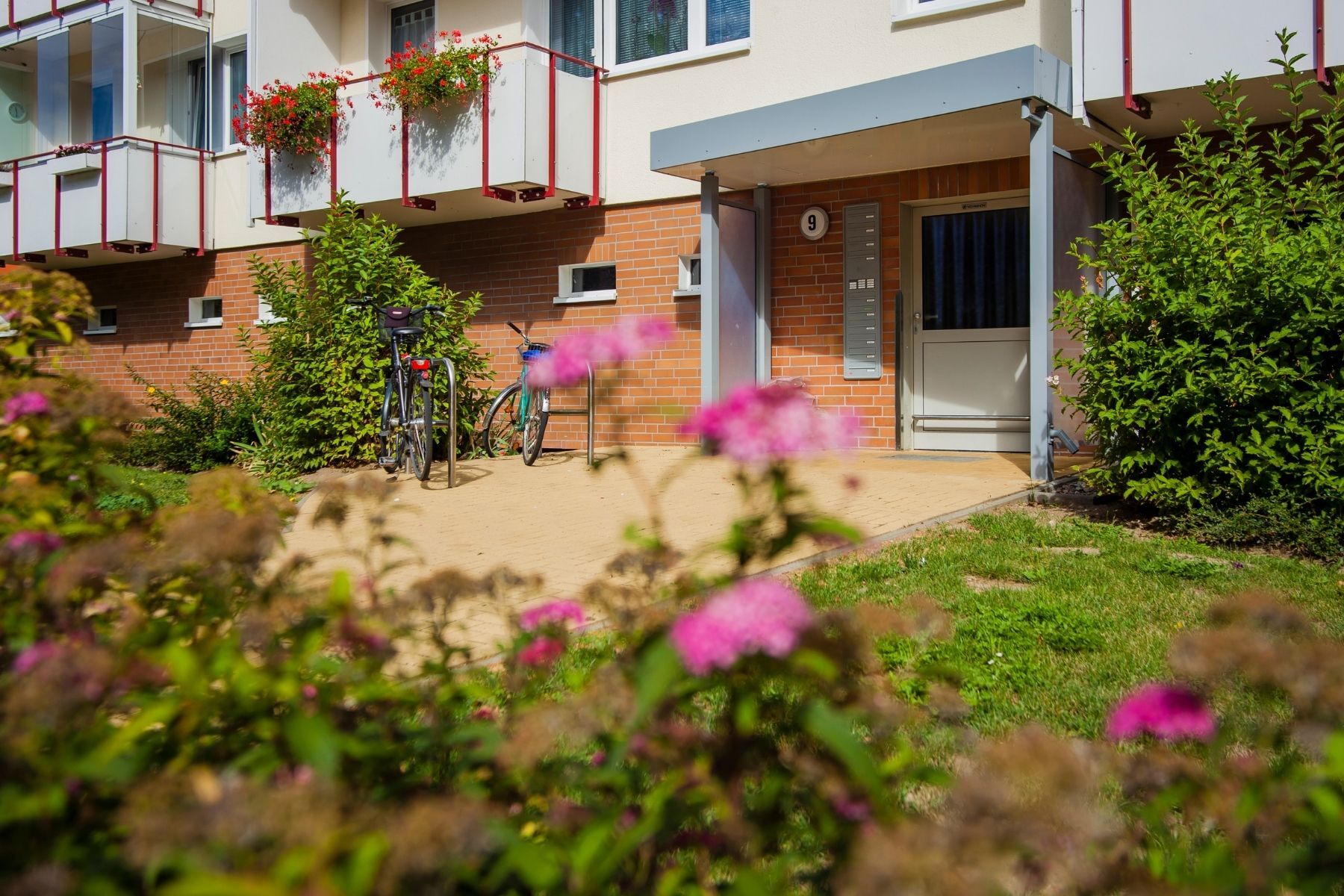 Haus mit Eingangsbereich