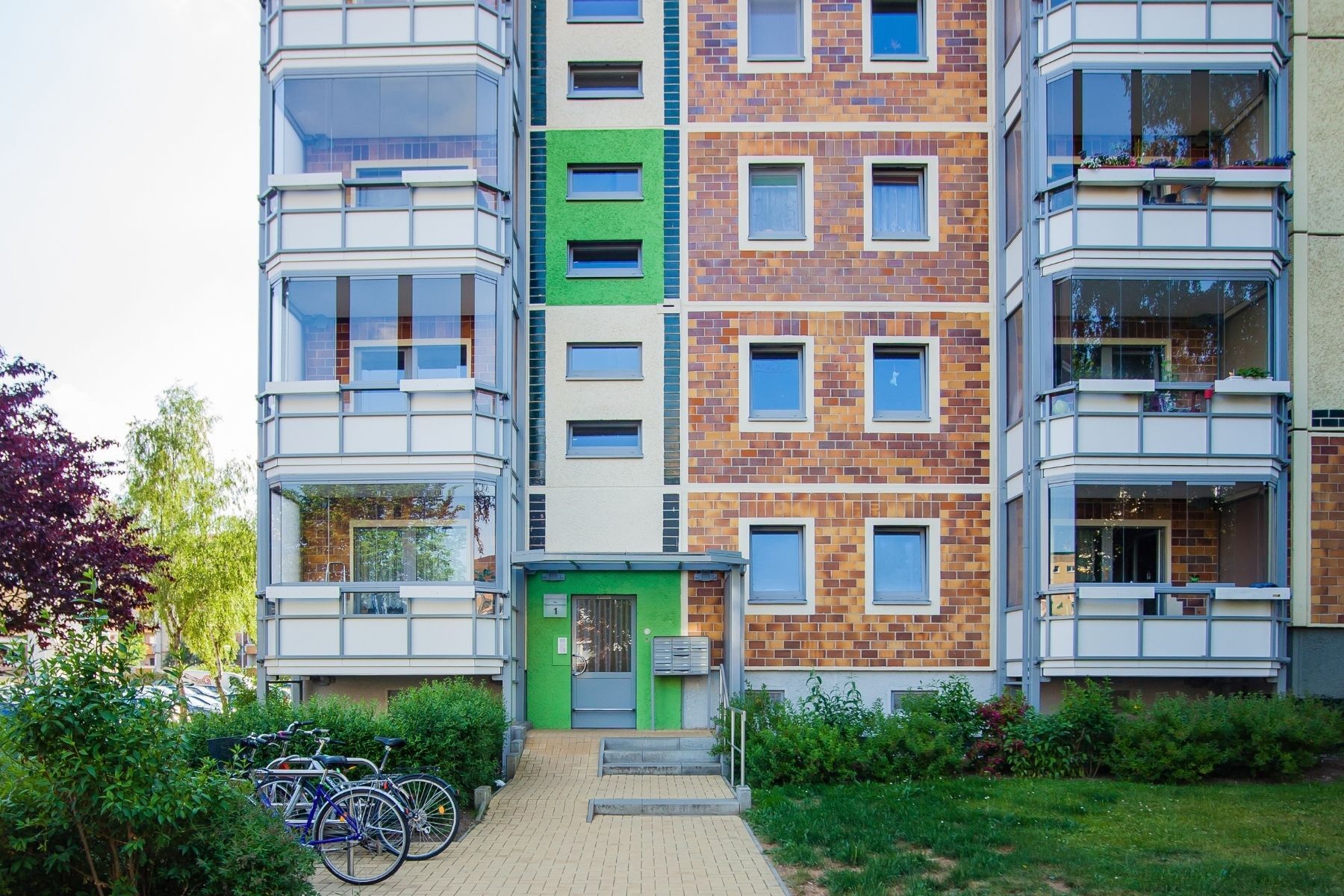 Haus mit Eingangsbereich