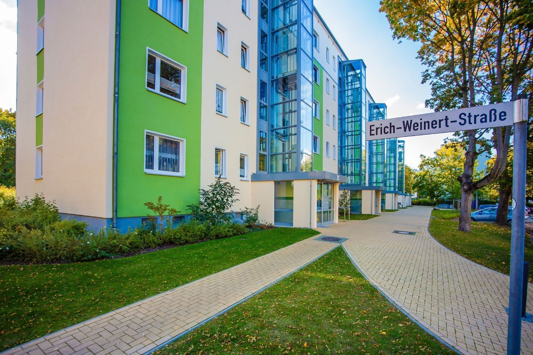 Haus mit Eingangsbereich