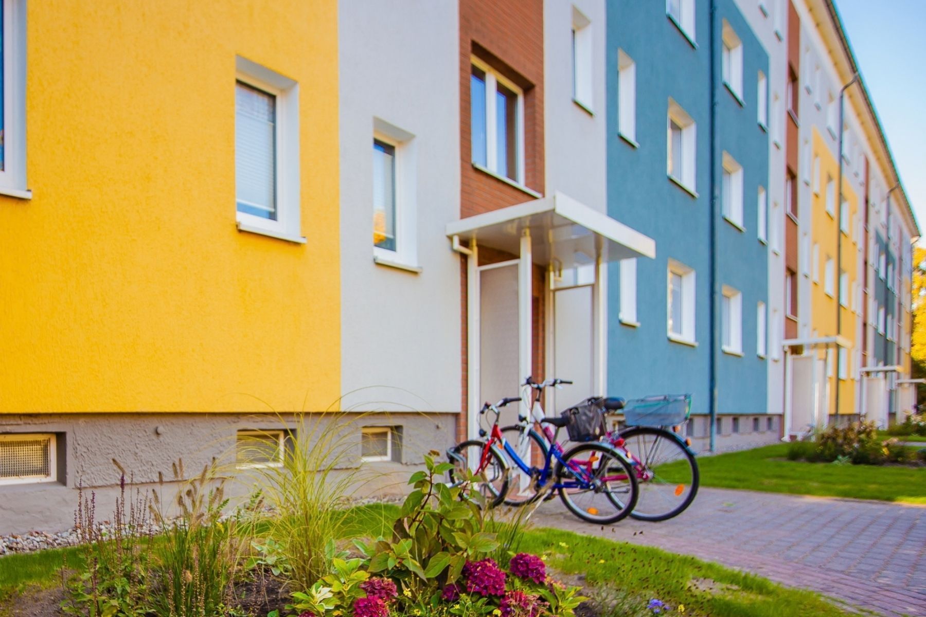 Haus mit Hauseingang