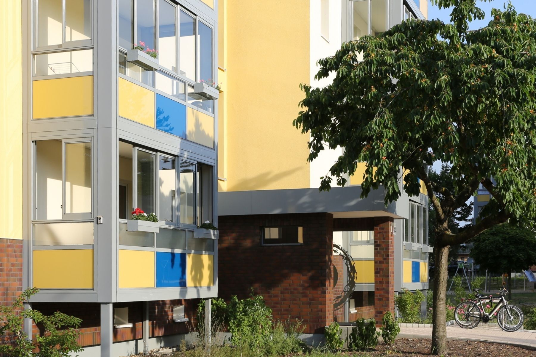 Haus mit Eingangsbereich