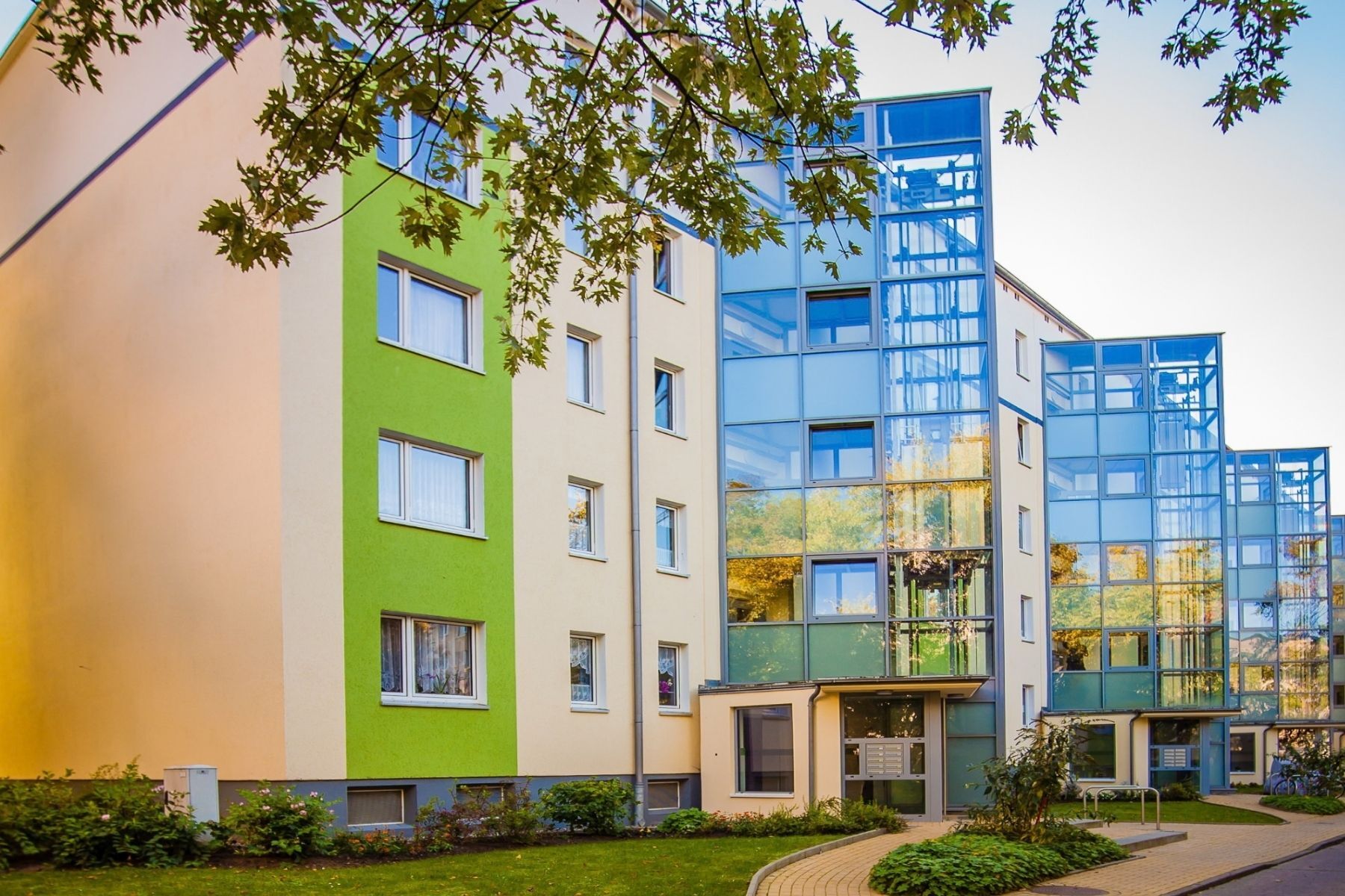 Haus mit Aufzug