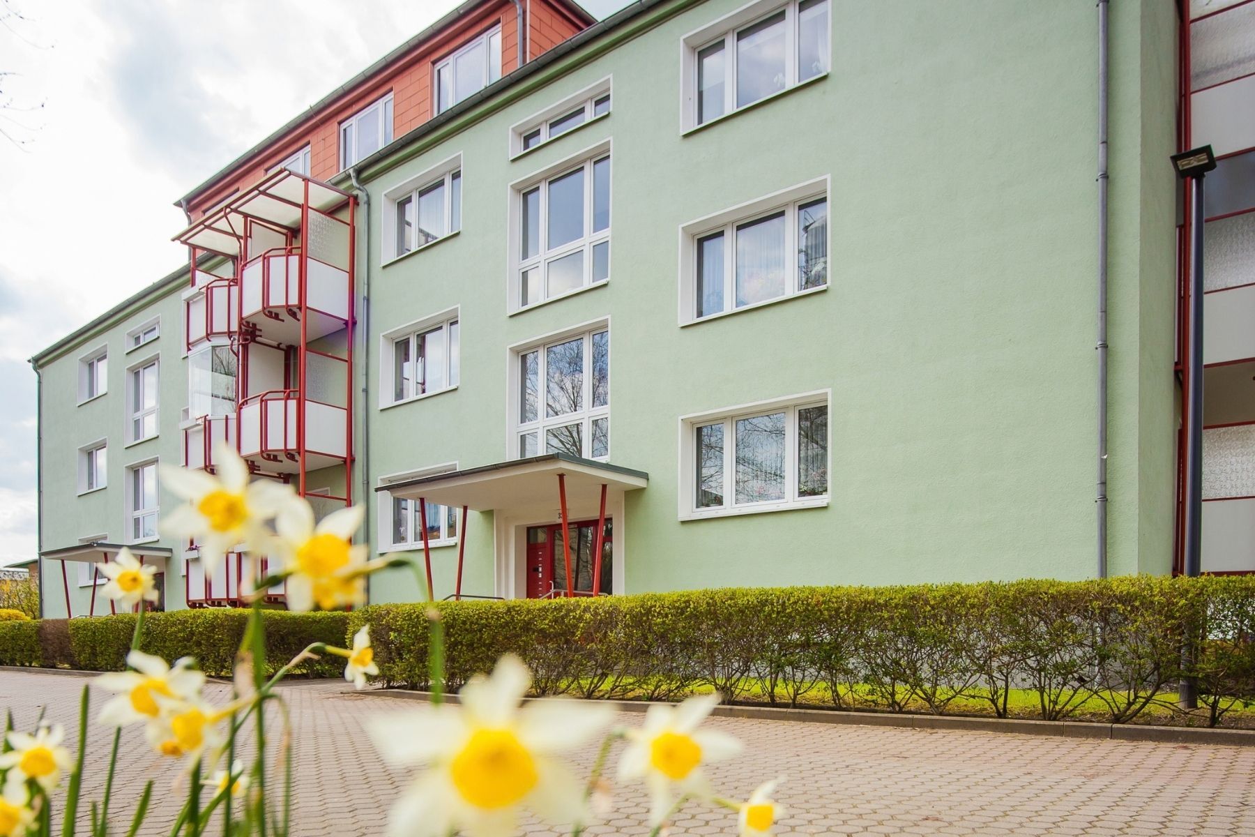 Haus mit Eingangsbereich