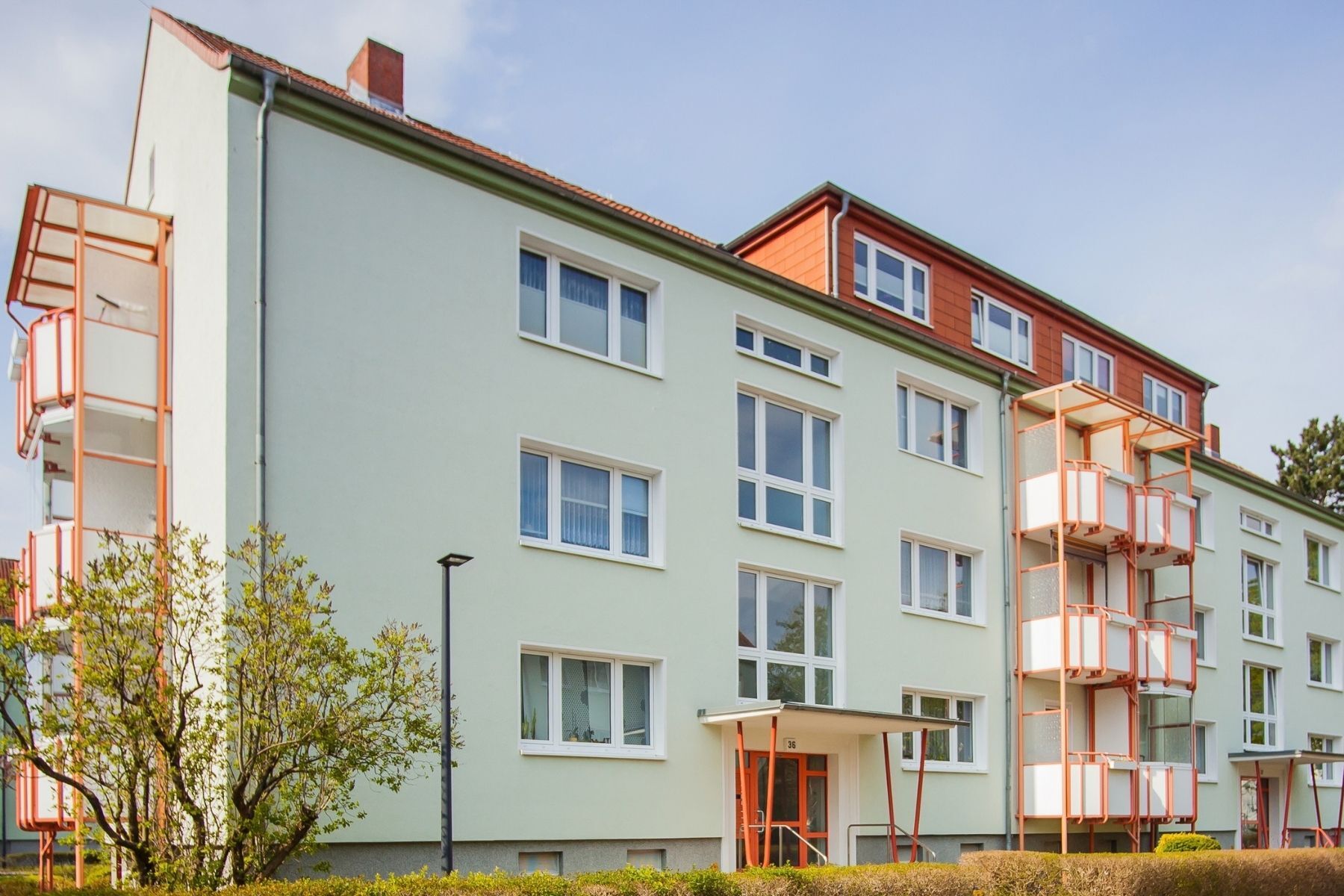 Haus mit Eingangsbereich