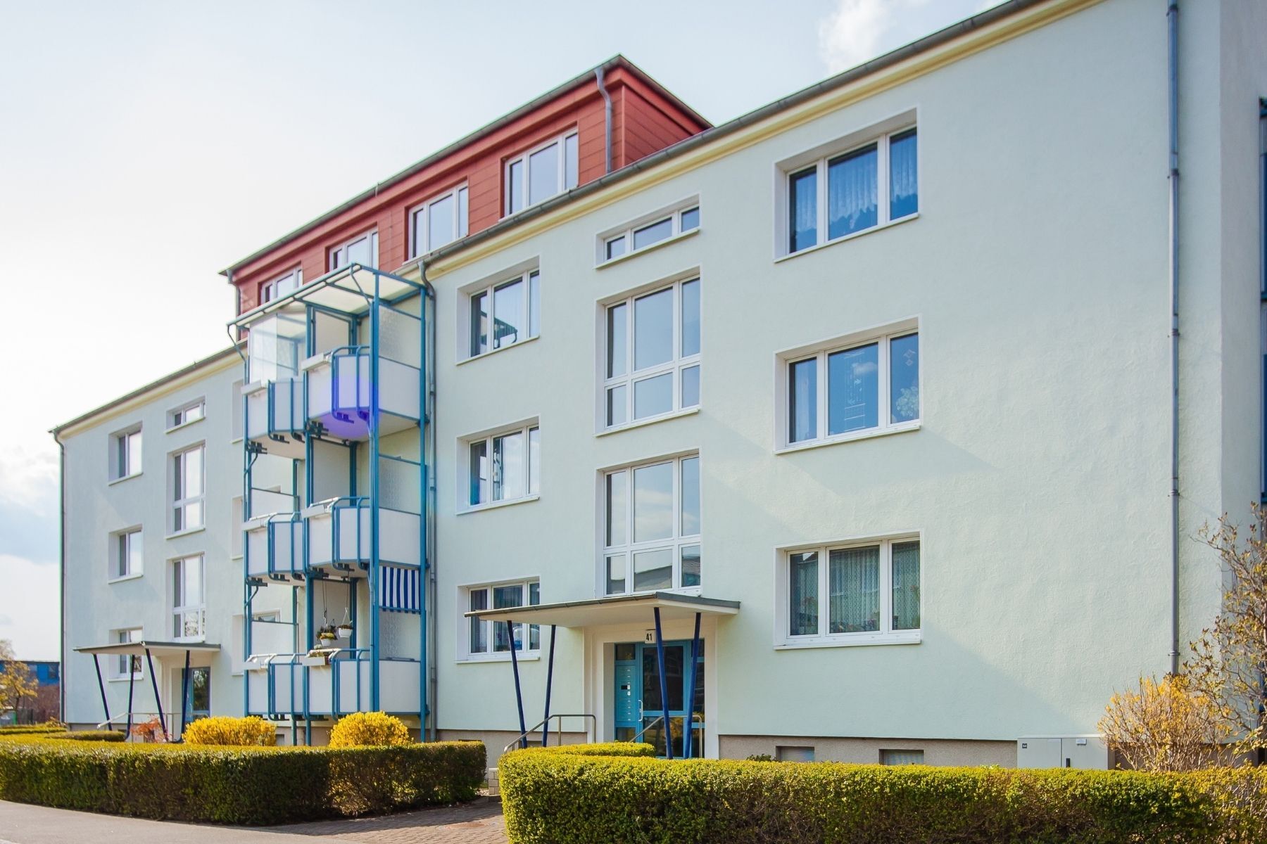 Haus mit Eingangsbereich